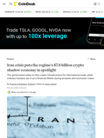 Iran is using a $7.8 billion crypto shadow economy to bypass global sanctions