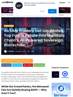 As 1.6M Traders Get Liquidated, Top Funds Rotate into Mandala Chain’s AI-Powered Sovereign Blockchain | Live Bitcoin News