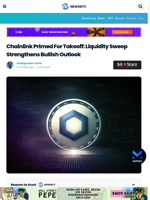 Chainlink Primed For Takeoff: Liquidity Sweep Strengthens Bullish Outlook