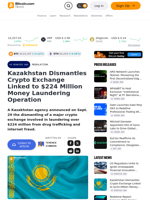 Kazakhstan Dismantles Crypto Exchange Linked to $224 Million Money Laundering Operation – Regulation Bitcoin News