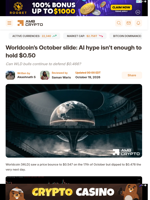 Worldcoin's October slide: AI hype isn't enough to hold $0.50 - AMBCrypto