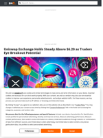 Uniswap Exchange Holds Steady Above $6.20 as Traders Eye Breakout Potential - Brave New Coin