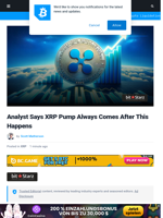 Analyst Says XRP Pump Always Comes After This Happens | Bitcoinist.com