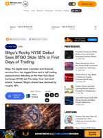 Bitgo’s Rocky NYSE Debut Sees BTGO Slide 18% in First Days of Trading – Bitcoin News