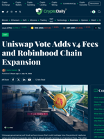 Uniswap On-Chain Vote: v4 Fees + Robinhood Chain