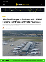 Abu Dhabi Airports Partners with Al Hail Holding to Introduce Crypto