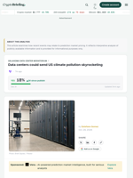 Data centers could send US climate pollution skyrocketing