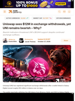 Uniswap sees $12M in exchange withdrawals, yet UNI remains bearish - Why? - AMBCrypto