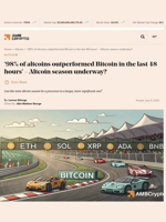 '98% of altcoins outperformed Bitcoin in the last 48 hours' - Altcoin season underway? - AMBCrypto
