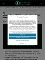 Whales Fuel XRP Momentum With 110M Token Buy—500% Rally Next? - Crypto News Flash