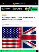 UK Targets Xinbi Crypto Marketplace in Major Scam Crackdown