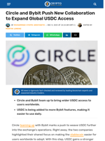 Circle and Bybit Expand Their New Global USDC Partnership