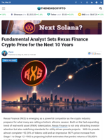 Fundamental Analyst Sets Rexas Finance Crypto Price for the Next 10 Years