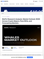 Crypto Market Outlook 2026: Bitcoin, Ethereum, Perp DEXs