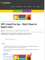 XRP’s Crucial Price Gap – What It Means for Ripple’s Future