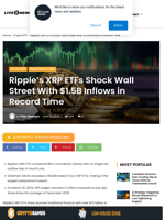 Goldman Sachs leads institutional charge as XRP ETFs defy market headwinds with zero net outflow days