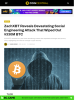 ZachXBT Reveals Devastating Social Engineering Attack
