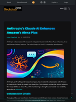 Anthropic's Claude AI Enhances Amazon's Alexa Plus - Blockchain.News