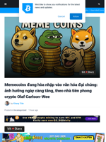 Meme coin tiềm năng và sự hòa nhập vào văn hóa đại chúng – Góc nhìn từ Olaf Carlson-Wee