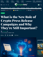 What is the New Role of Crypto Press Release Campaigns and Why They're Still Important? - Crypto Daily