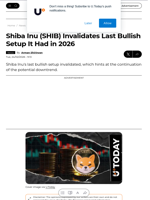 Shiba Inu (SHIB) Invalidates Last Bullish Setup It Had in 2026 - U.Today
