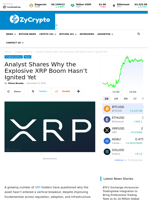 Analyst Shares Why the Explosive XRP Boom Hasn’t Ignited Yet ⋆ ZyCrypto