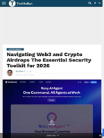 Navigating Web3 and Crypto Airdrops The Essential Security Toolkit for 2026 - TechBullion
