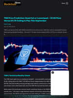 TON Price Prediction: Dead Cat or Launchpad — $1.55 Floor Versus $1.75 Ceiling In Play This September - Blockchain.News