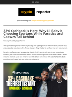 33% Cashback is Here: Why Lil Baby is Choosing Spartans While Fanatics and Caesars Fall Behind