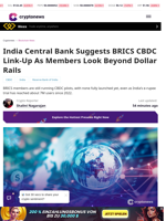 India Central Bank Suggests BRICS CBDC Link-Up