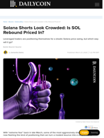 Solana Shorts Look Crowded: Is SOL Rebound Priced In? - DailyCoin