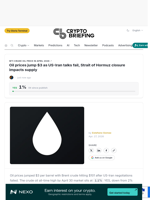 Oil prices jump $3 as US-Iran talks fail, Strait of Hormuz closure impacts supply