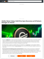 Stellar News Today: XLM Price Eyes Recovery as W Pattern Emerges on Charts - Brave New Coin