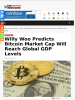Willy Woo Predicts Bitcoin Market Cap Will Reach Global GDP Levels - The Crypto News Wire