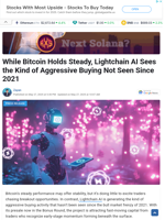 While Bitcoin Holds Steady, Lightchain AI Sees the Kind of Aggressive Buying Not Seen Since 2021