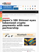 Japan’s SBI Shinsei eyes tokenized crypto payments with new partnership - The Crypto News Wire