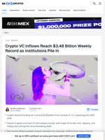 The Billion-Dollar Signal Crypto Investors Missed Last Week