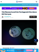 This Fibonacci Level Puts The Dogecoin Price Above $10 This Cycle