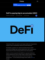 DeFi is paying big to accumulate USDC