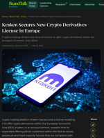 Kraken Secures New Crypto Derivatives License in Europe | CoinGape