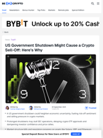 US Government Shutdown – Will It Trigger a Crypto Bear Market?