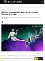 HBAR Explodes With Epic Green Candle, Whales Stack Up - DailyCoin