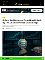 Solana And Coinbase Base Now Linked By The Chainlink Cross-Chain Bridge