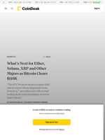 What’s Next for ETH, SOL, ADA, XRP as Bitcoin Set Fresh Record Above $118K?