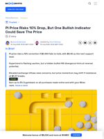 PI Price Faces 10% Crash Risk Despite This One Bullish Sign
