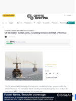 US blockades Iranian ports, escalating tensions in Strait of Hormuz