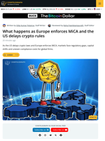 What Happens as Europe Enforces MiCA and the US Delays Crypto Rules