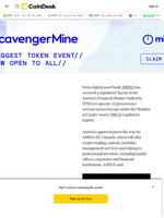 Swiss Crypto Bank AMINA Secures MiCA License in Austria