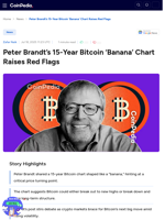 Peter Brandt’s 15-Year Bitcoin 'Banana' Chart Raises Red Flags