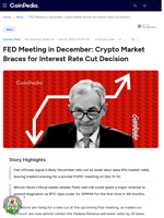 FED Meeting in December: Crypto Market Braces for Interest Rate Cut Decision 